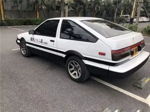 丰田ae86重出江湖,黄江二手车市场风云再起,再现头文字d_太平洋号