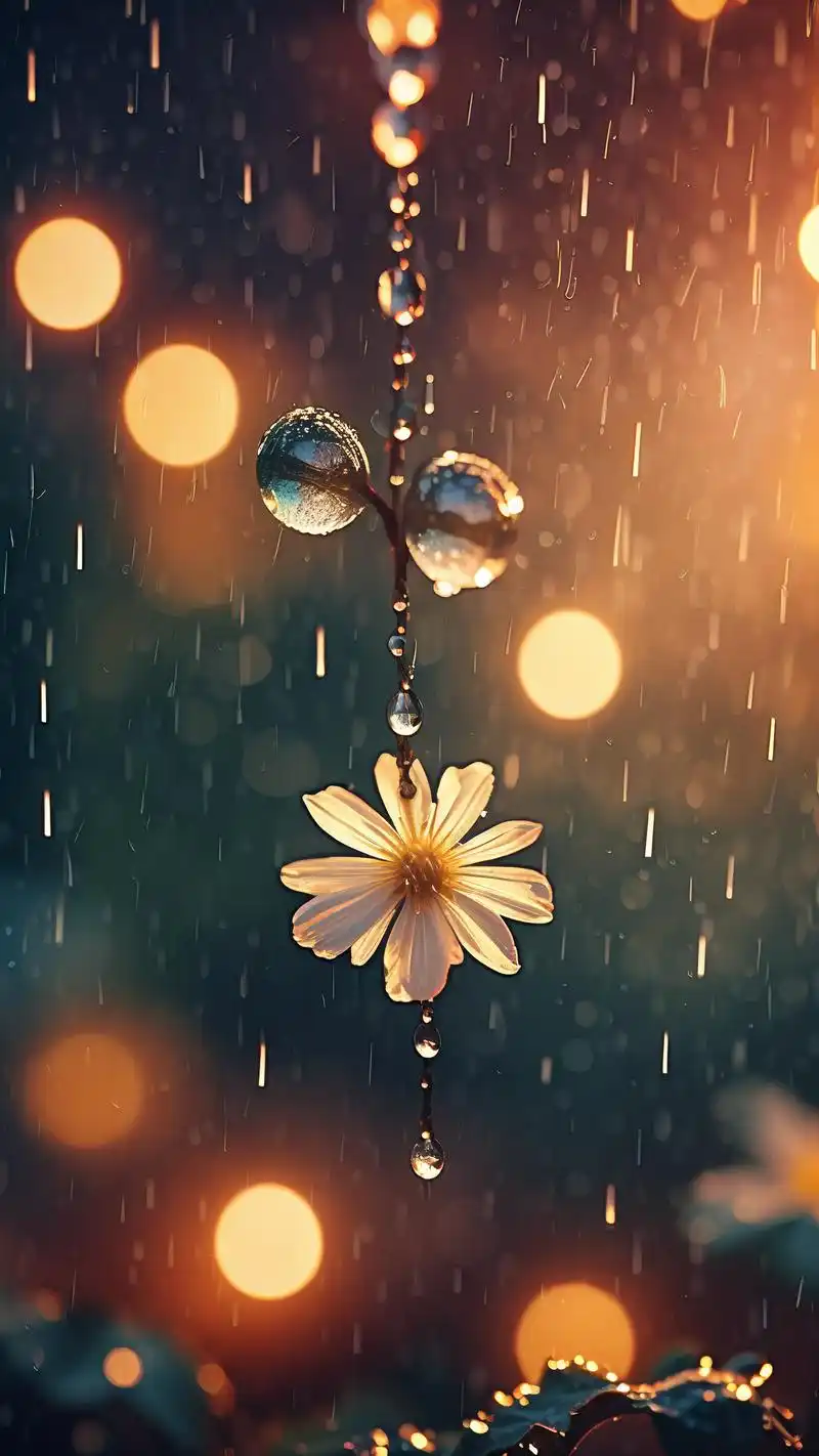 下雨天朋友圈必备背景图9715 下雨天,情绪拉满的时候,怎么能少了