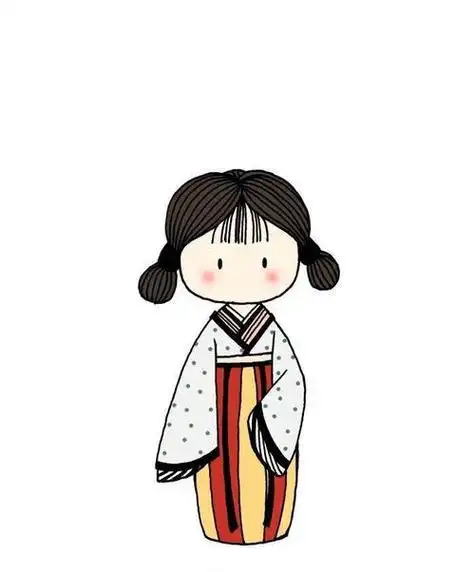 古装少女简笔画十二星座少女简笔画古风,12星座公主古装图片简笔画