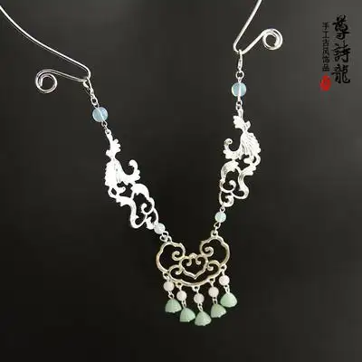 璎珞项圈明制汉服配饰古风项链流苏吊坠簪娘古装首饰少女古代饰品