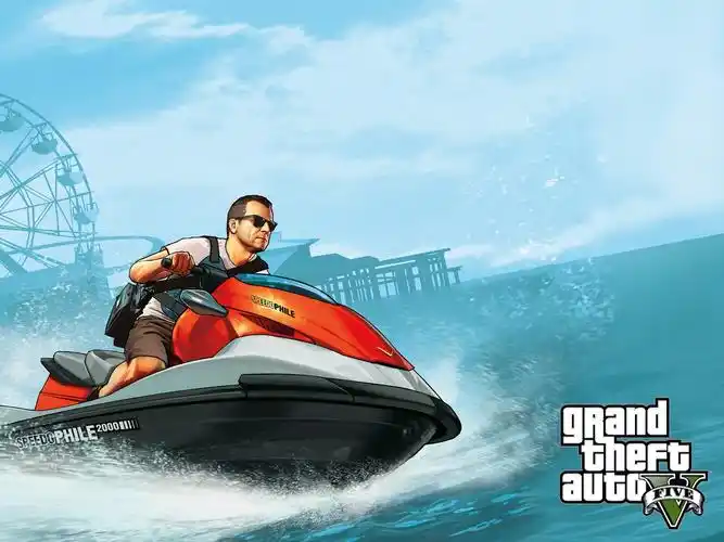 michael-侠盗猎车手5 grand theft auto v gta5游戏高清壁纸