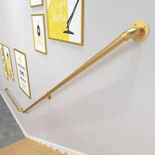 铁简约外贸楼梯扶手人防家用老人靠墙扶梯艺扶手室内内阁防滑楼梯