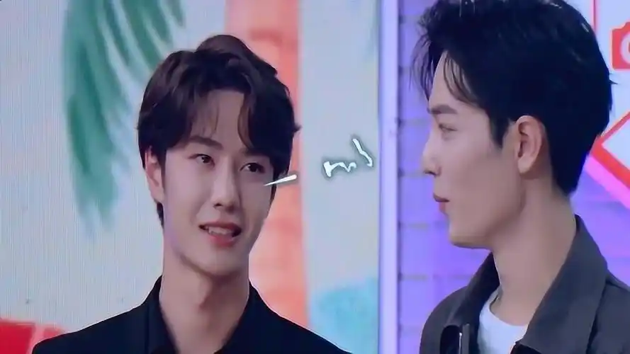 肖战王一博"博君一肖",俩人超甜对视混剪,甜到齁了