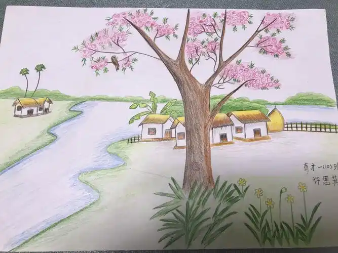 一,二年级"春之画"绘画展