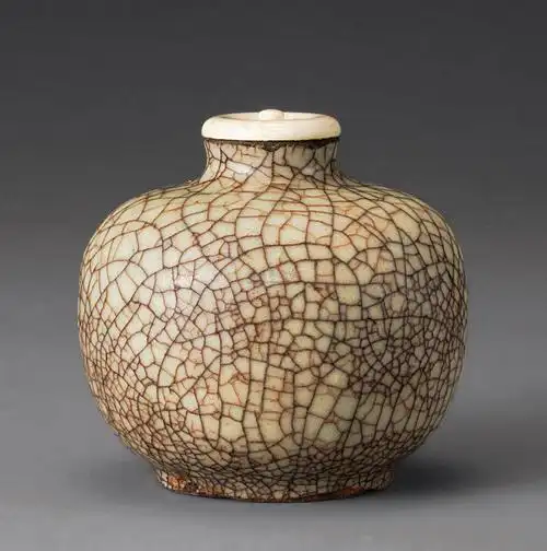 0884元哥窑小口罐