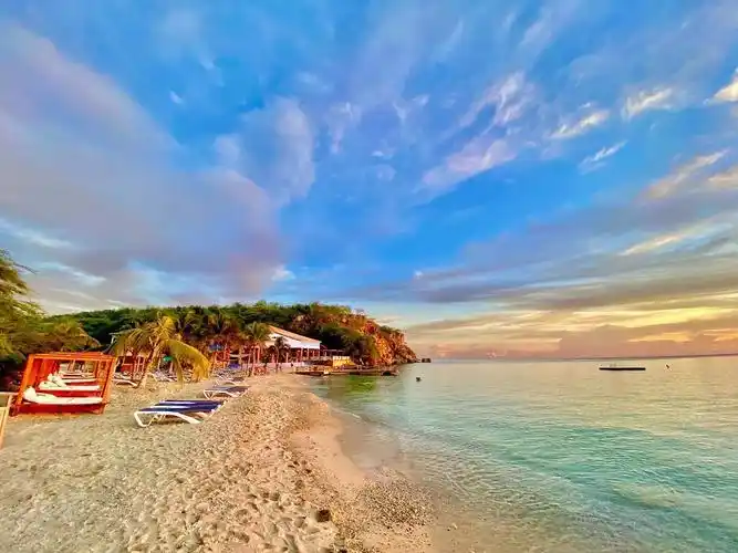 最美海滩库拉索kokomo海滩的迷幻色彩