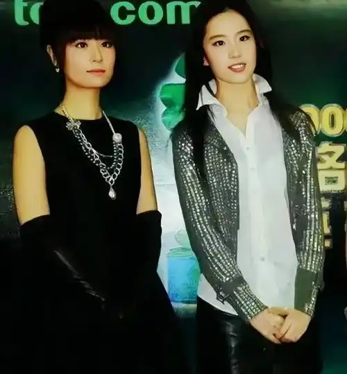 刘亦菲和黄圣依坐一起合影平分秋色,站一起合影,黄圣依被秒杀了_气质