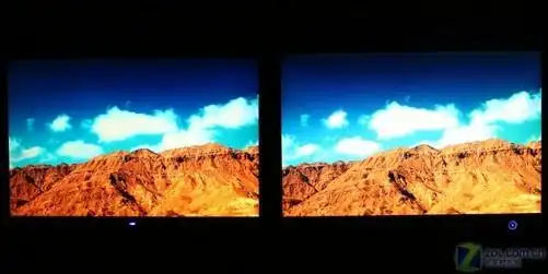 两者的区别,只有对比度的高低了