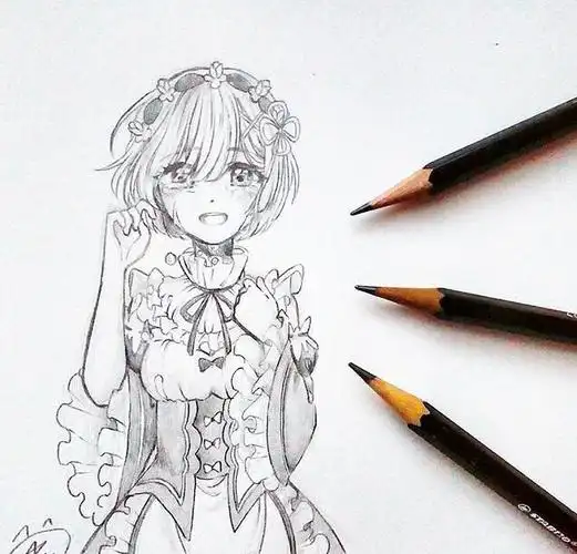 初学者最爱的铅笔画头像铅笔画漫画人物临摹素材,简单又好画的漫画