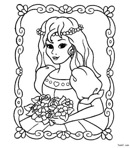 简笔画公主有点难度的那些八