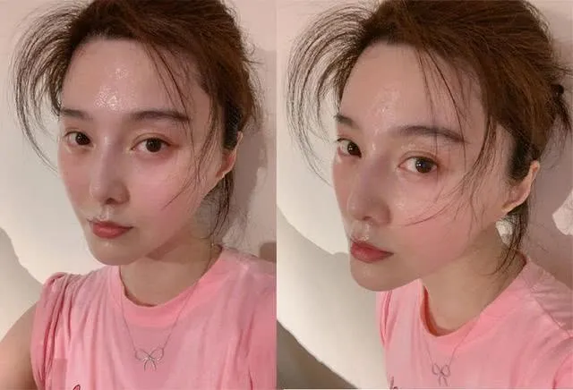 范冰冰罕见曝光素颜照,大汗淋漓,网友:做的啥运动出这么多汗