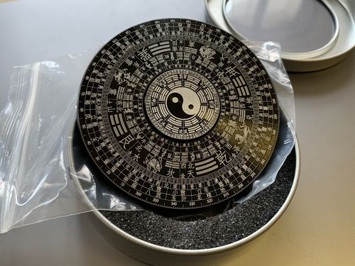 指尖陀螺太极八卦阵金属减压神器儿童玩具风水罗盘陀螺