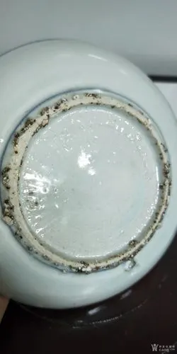 瓷器 明 明代青花三凤团寿盘  全品,明代万历时期青花三凤团寿盘