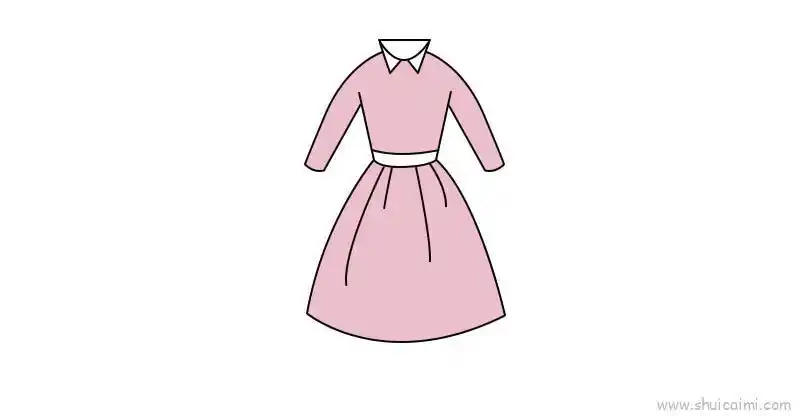 连衣裙儿童画怎么画连衣裙简笔画画法
