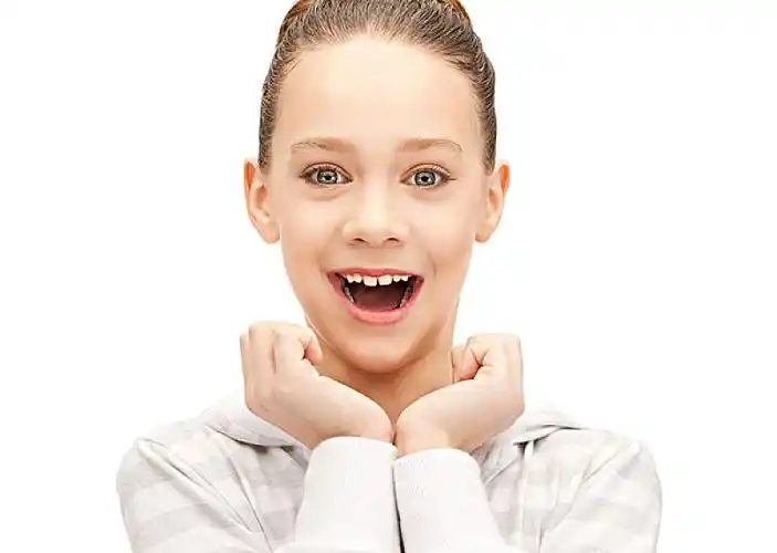 鲜明_高兴_少女_表情_惊讶_高清图片_全景视觉