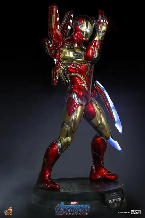 hot toys:《复仇者联盟4:终局之战》钢铁侠手办 马克85