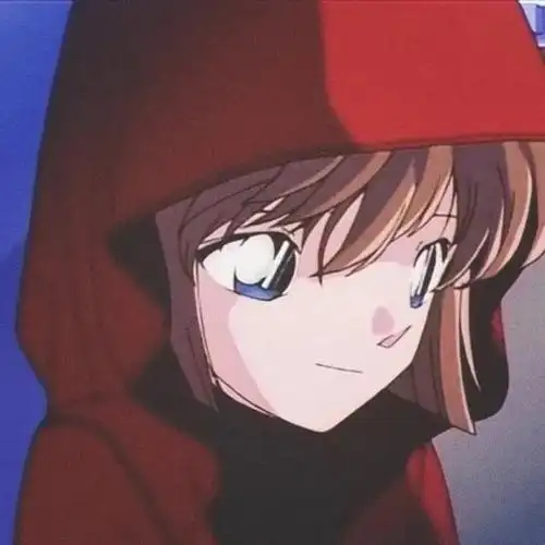 名侦探柯南:100张灰原哀头像合集,速存