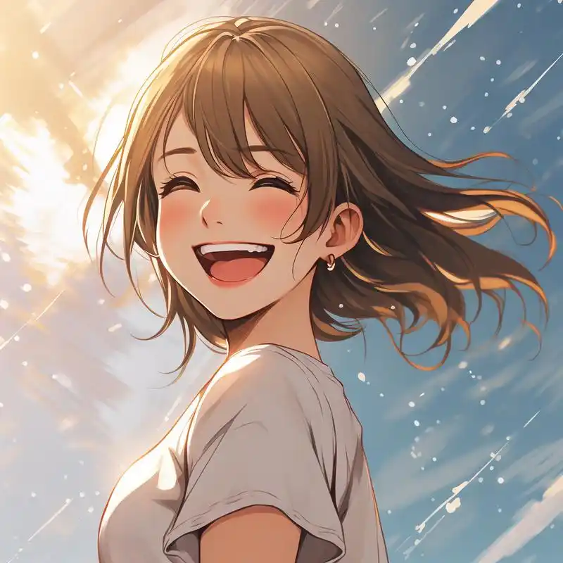 98阳光女孩,自信乐观的头像90