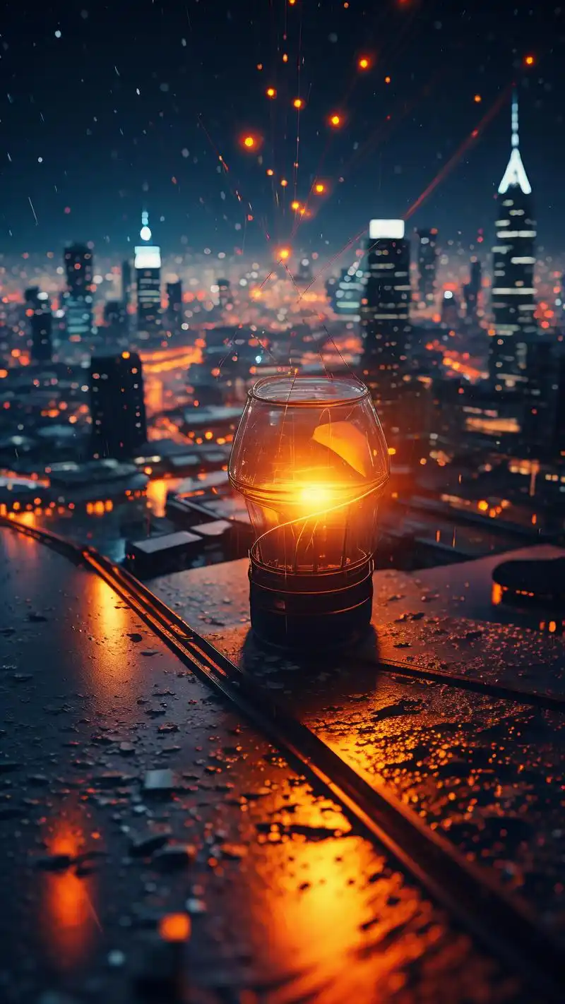 91夜景灯光唯美,城市风景壁纸大赏78