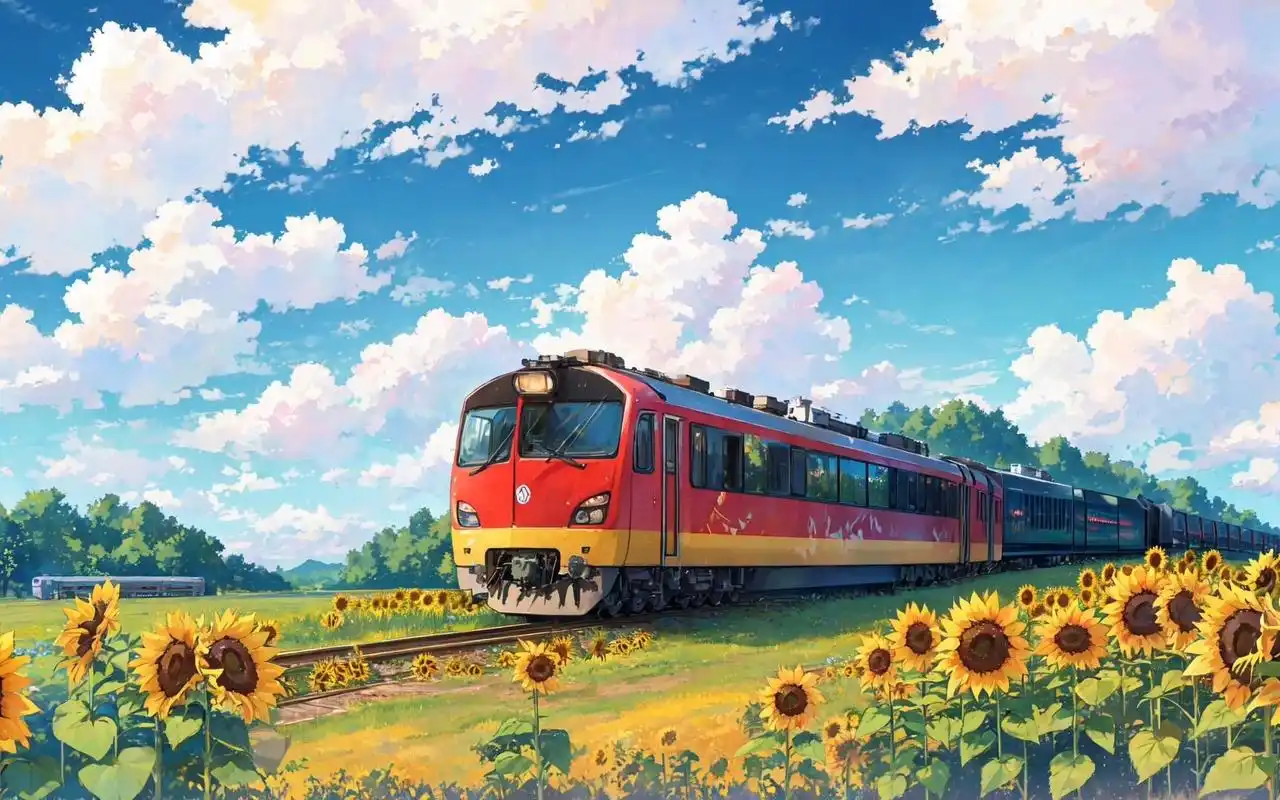 5 动漫大模型-超治愈的2k风景图-宫崎骏风格