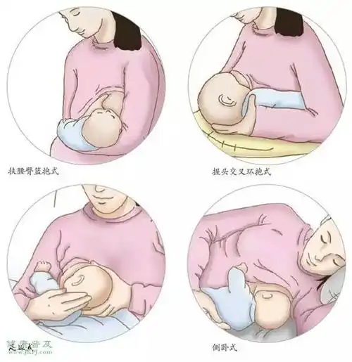 罗埠健康 哺乳时让宝宝含吮到位,姿势很重要!
