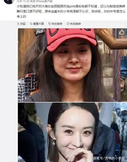 杨幂粉丝晒赵丽颖出道前旧照,恶意p图脸胖成包子,网友:过分!