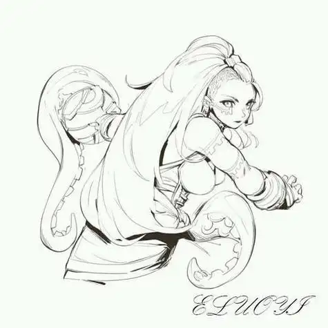 lol俄洛伊简笔画