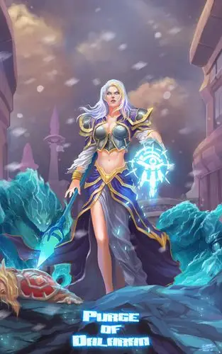 原创作品欣赏:霸气外露的白发吉安娜 - 178魔兽世界专区