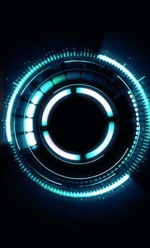 蓝色科技星空高端大气商务动态炫酷邀请函会议会展 | h5微场景制作-易