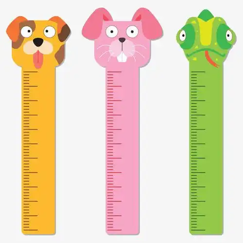 关键词 : 卡通,尺子,标尺,测量,测一测,量一量, 刻度尺,