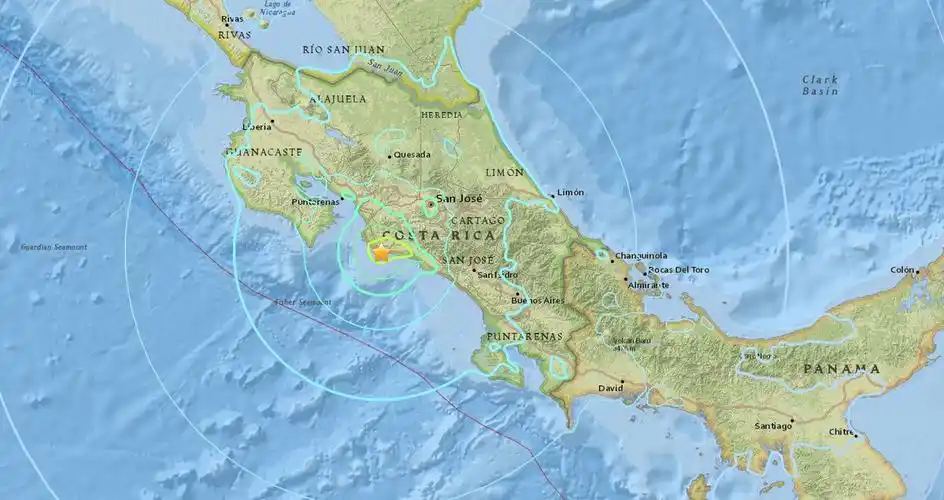 快讯!哥斯达黎加海岸发生6.8级地震