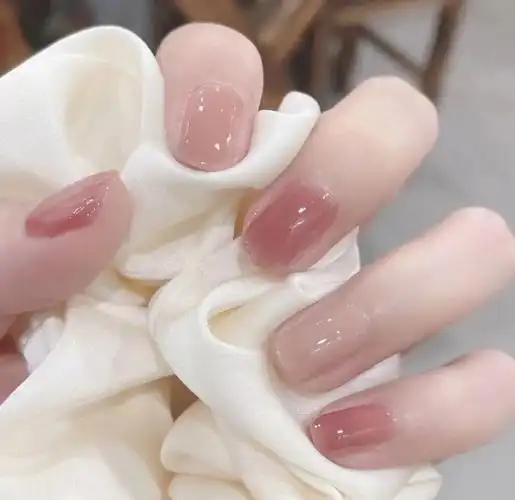 短指甲清新款式