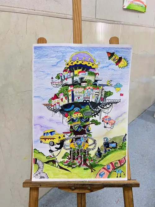 一年一度的小学生科幻画