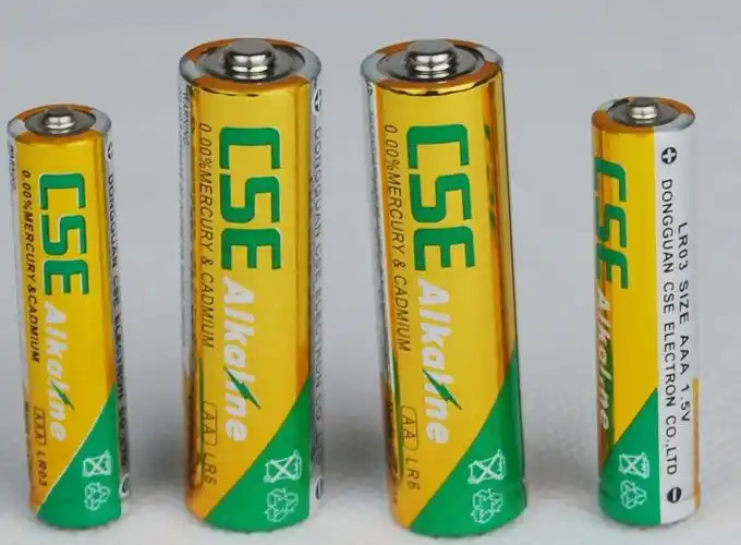 供应高容量aa碱性电池,5号碱性电池,lr6电池