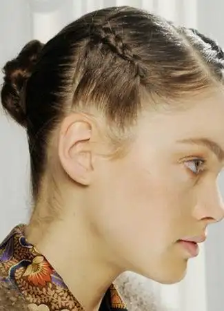 希腊女神辫子盘头