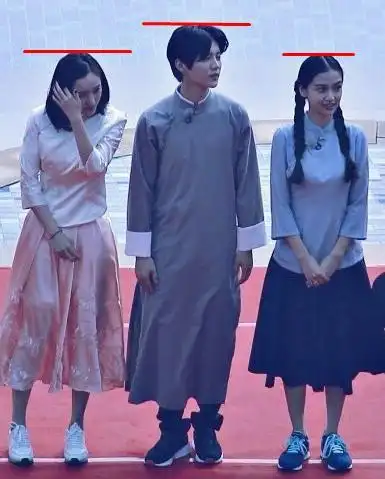 angelababy身高,迪丽热巴(baby的身高真是能屈能伸)