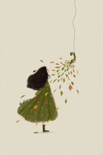 ottokim 插画 森系 文艺 童话