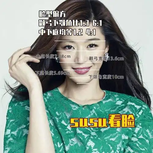 susu看脸全智贤面部分析不要米