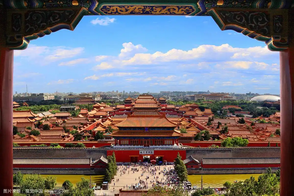 俯瞰故宫全景