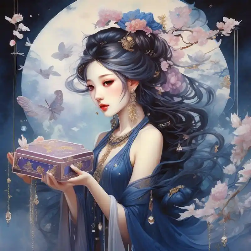 教你画出唯美飘逸的十二星座古风仙女!