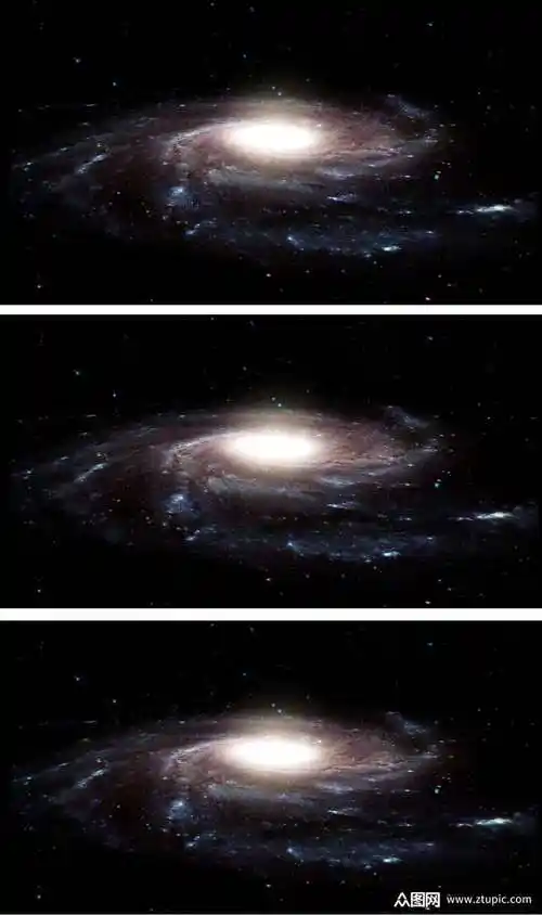 银河系三维动画视频素材