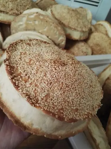 山东菏泽特产纯手工土特产烧饼吊炉大烧饼烧芝麻烧饼地方名吃小吃