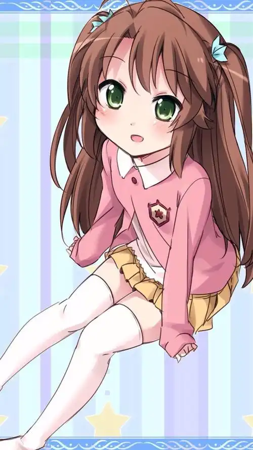 人物卡通唯美清新q图版本简约时尚布艺原创卡通漫画手绘插画动漫可爱