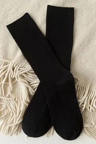 袜子黑色中筒