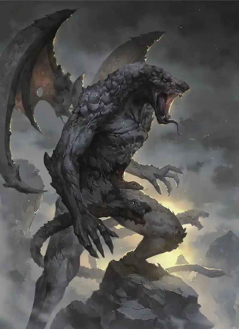 伊格.伊格(yig),蛇之父,形象为长满鳞片的半蛇半人,在克 - 抖音