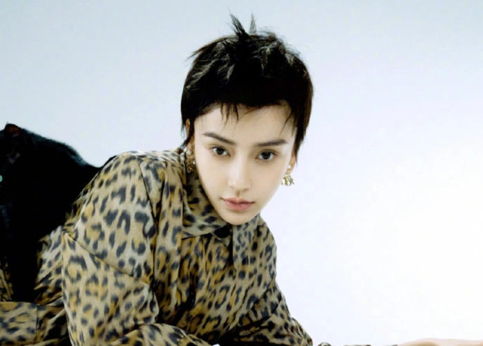 angelababy短发造型撞脸郭采洁网友直言不好看