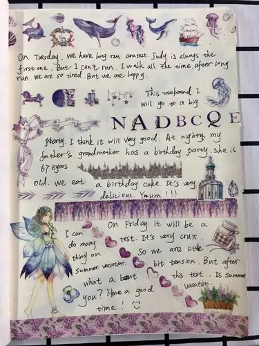 501第17周英文手帐