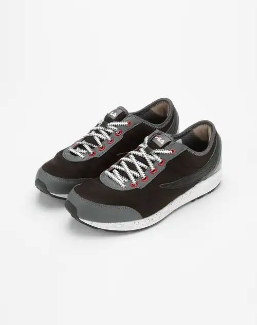 斐乐fila男装专场-男款黑色时尚简约休闲鞋