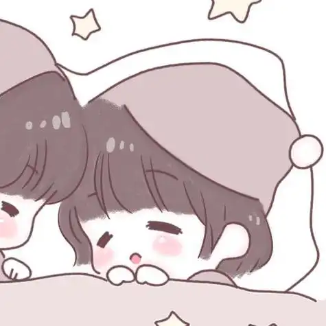 做你最牵挂的爱人卡通头像呆萌可爱一对两张