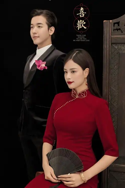 安特样片修图的婚纱摄影作品《中式旗袍》